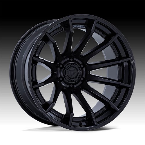 Fuel Burn FC403MX Black Custom Truck Wheels 1